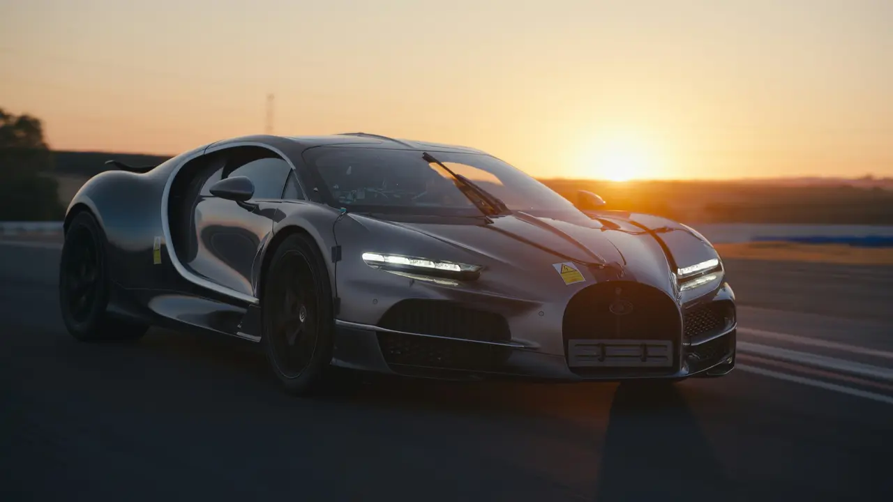 Bugatti Tourbillon testa arrefecimento e cabine sob calor extremo na Espanha