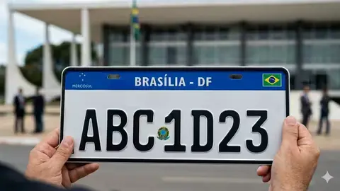 Projeto quer devolver cidade e estado às placas Mercosul; troca não está aprovada
