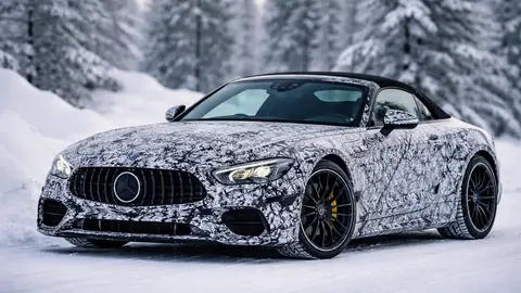 Mercedes SL 2027 é flagrado em testes; atualização ainda não foi revelada